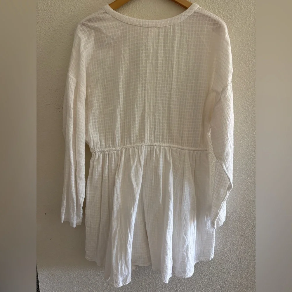 Free People So Serene Cotton Mini Dress